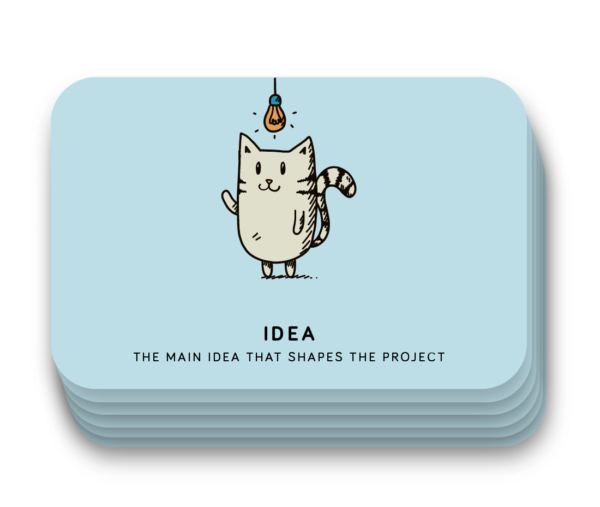 Stack of Cards for Projects